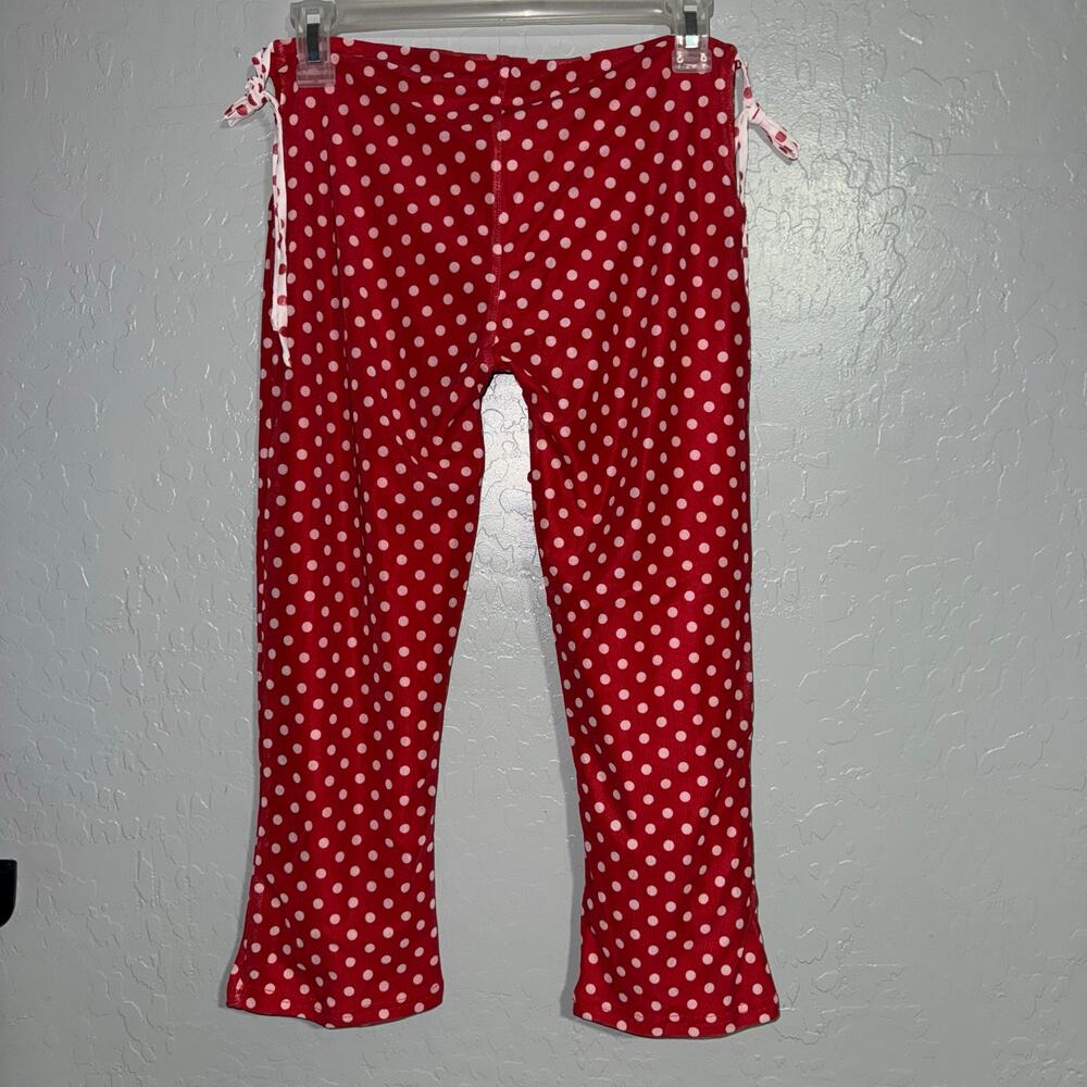 Outcast Freida Capri Pant Red Polka Dot, M